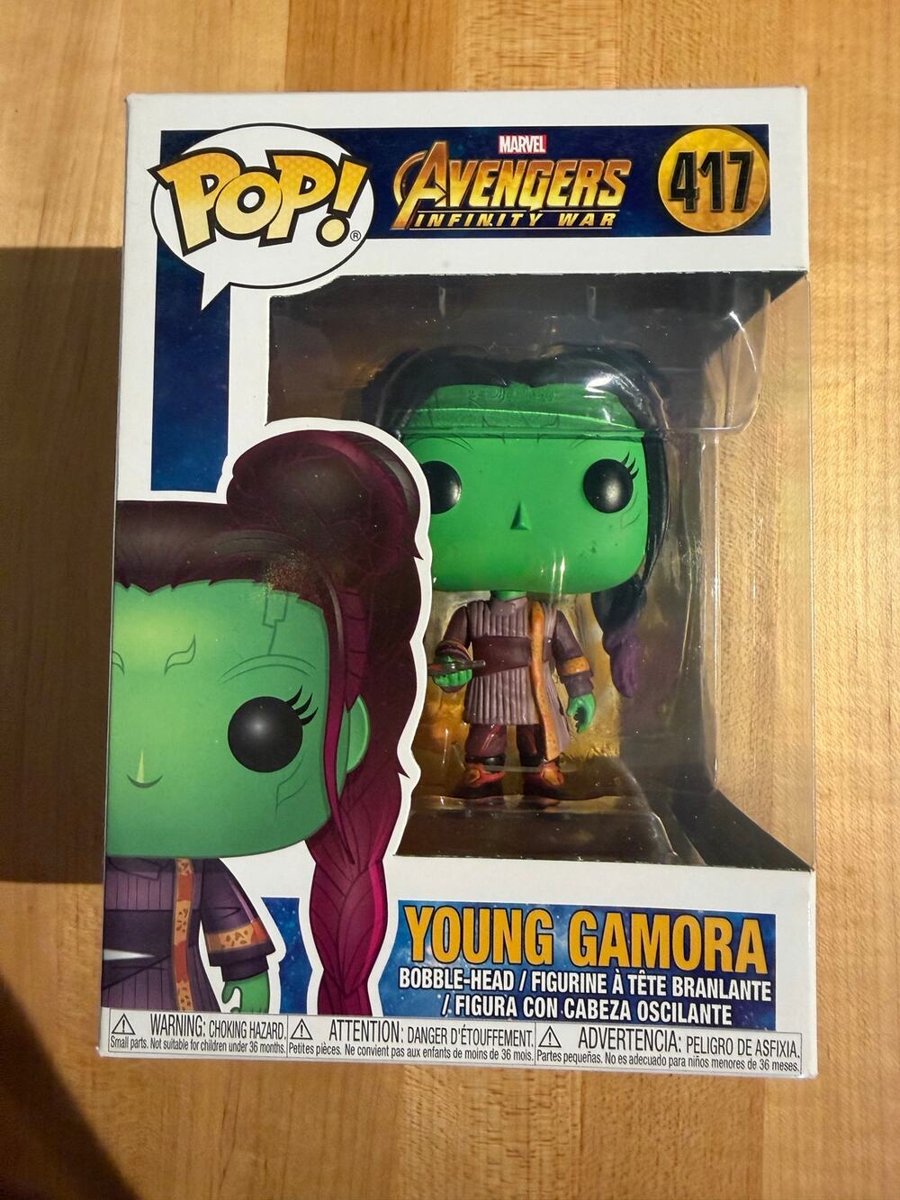 Funko Pop! Marvel Avengers: Infinity War Young Gamora #417 - Picture 1 of 6
